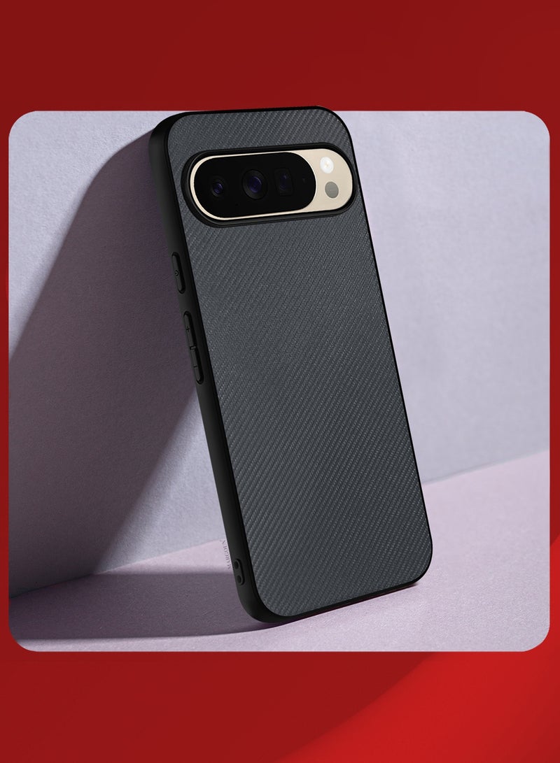Full Carbon Style Laminated Shock Resistant Case for Pixel 10 Pro XL - Grey - Image 2