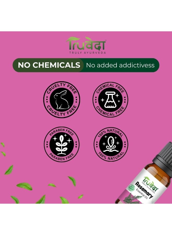 TruVeda Rosemay Essential Oil for Hair 15ML - Image 4