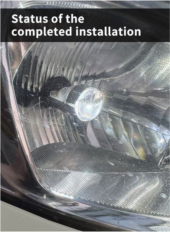 Generic Headlights Generic H4 LED Headlight Bulbs With Projector 6500K 30000Lm Super Bright White Light Hi/Lo Beam LED Bulbs Plug and Play DC9-36V Suitable For Motorcycles, Cars and Trucks 2pcs  - Image 2