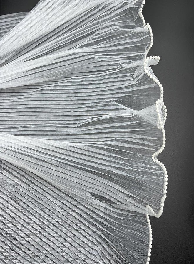 metulip 4 Yards White Flower Wrapping Paper Pearl Mesh Bouquet Wrapping Paper Flower Bouquet Accessories Floral Wrapping Paper for Wedding Valentines Florist Supplies Gift Packaging - Image 3