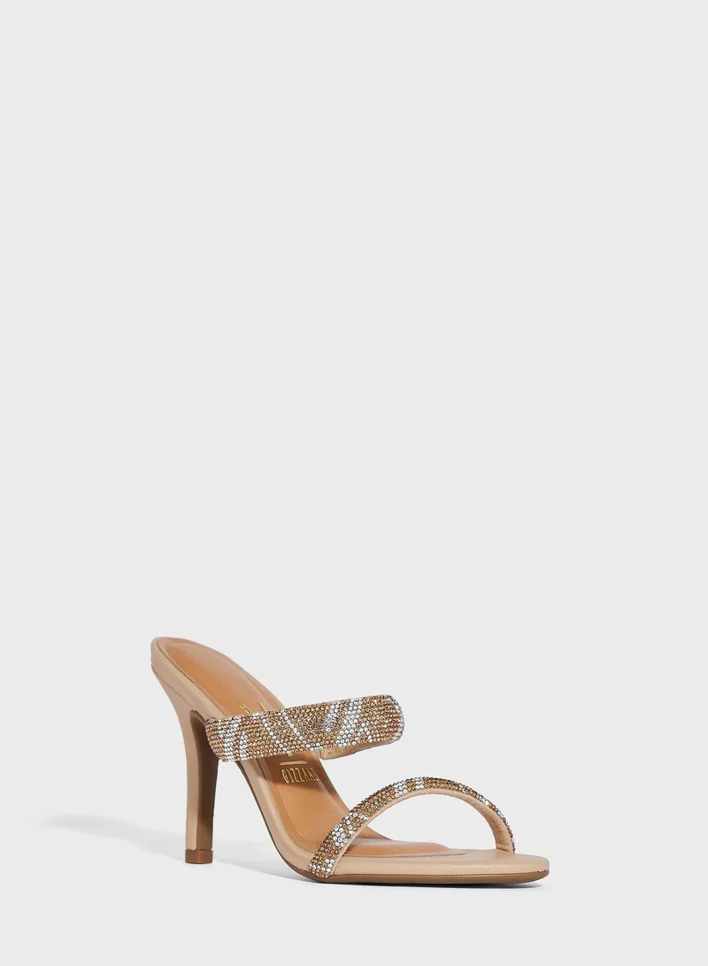 VIZZANO Penelope Multi Strap High Heel Sandals