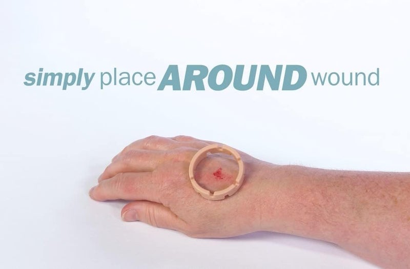 Jokari Healing Spacers 3 Pack for Small Scrapes Scratches or Burns Place Medical Grade Silicone Ring Around Affected Area Wrap With Bandage Secure With Tape to Allow for Airflow and Faster Healing - Image 2