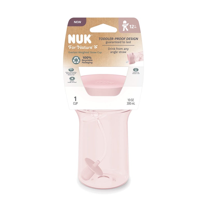 NUK for Nature Everlast Weighted Straw Cup