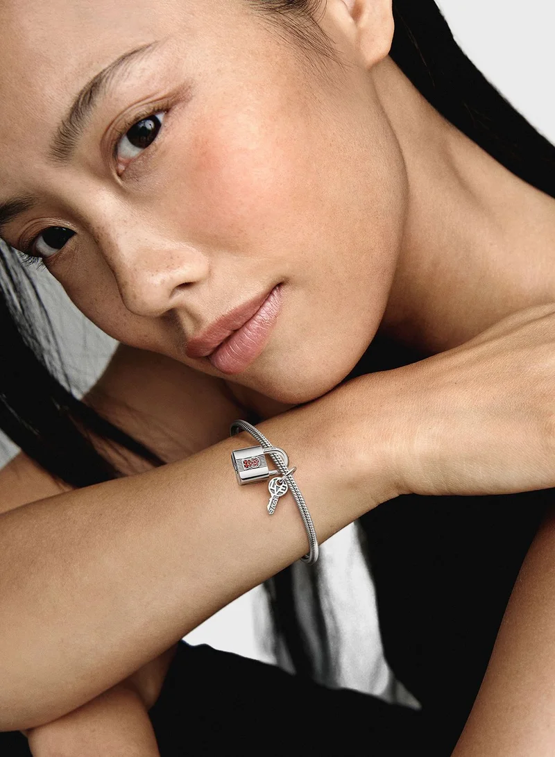 PANDORA Padlock And Key Dangle Charm