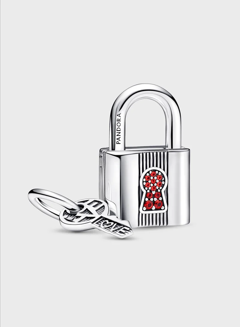 PANDORA Padlock And Key Dangle Charm
