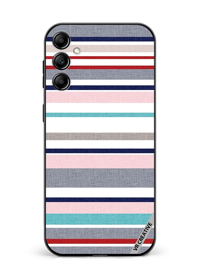 VR CREATIVE Protective Case Cover For Samsung Galaxy M14 Strips Design Multicolour - Image 1