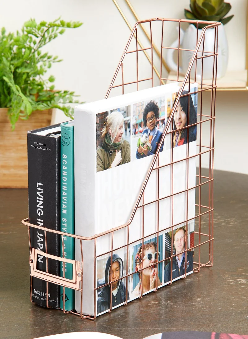 Back to school kit Rose Gold Desk File Holder