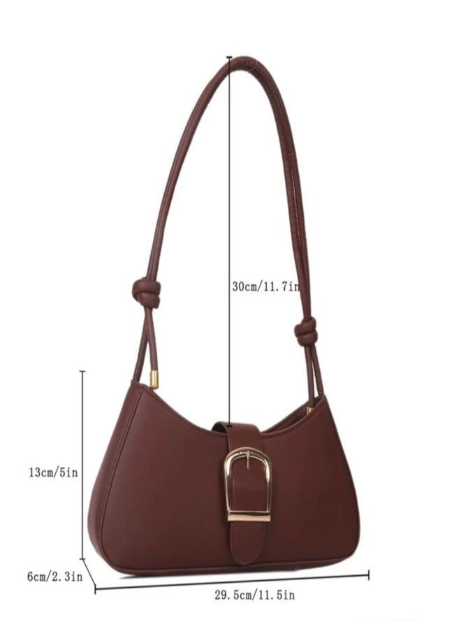 SANTORINI Nova Hobo shoulder bag | Women Handbag for party, dinner, casual wear bag for Girls.(Brown) - Image 4