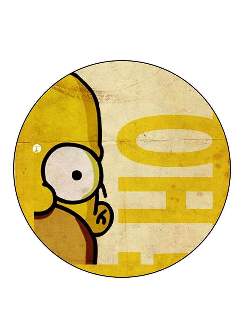 RKN Simpsons Printed Mouse Pad  Multicolour