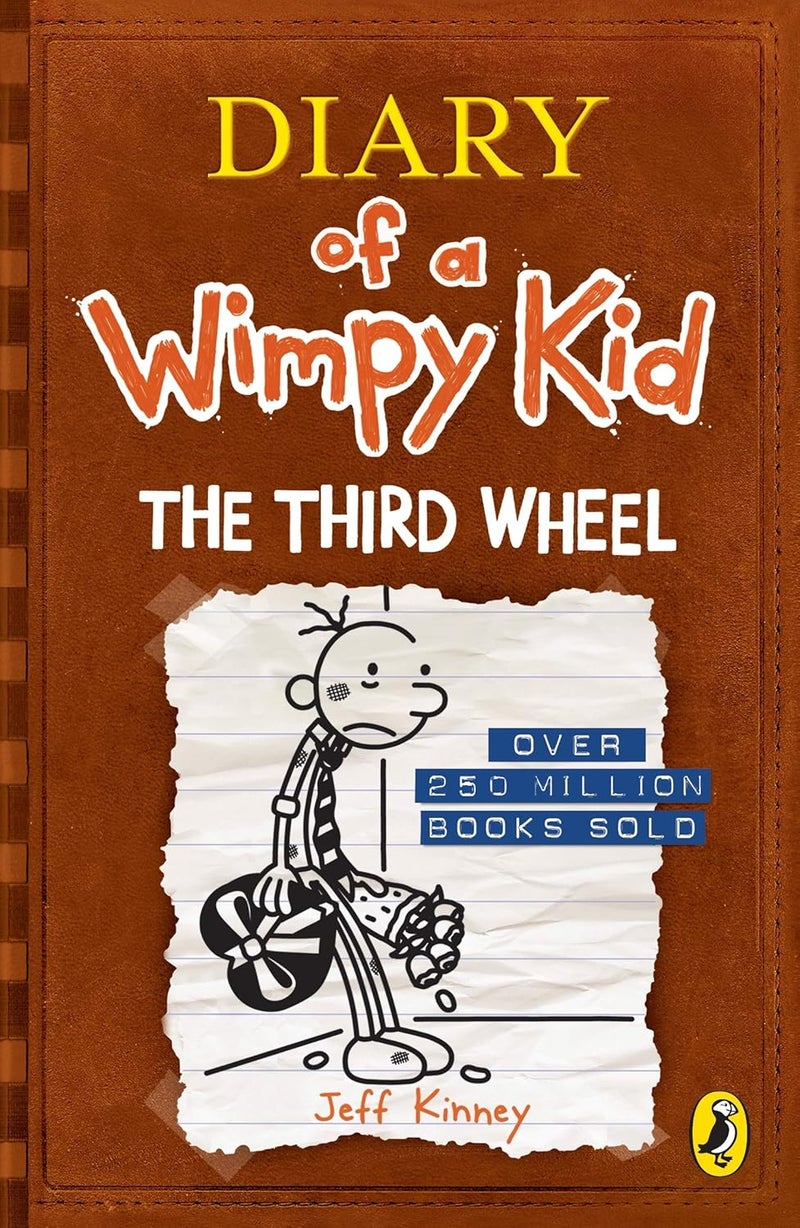 Diary Of A Wimpy Kid: The Third Wheel Book 7 by Jeff Kinney - Paperback - Image 1