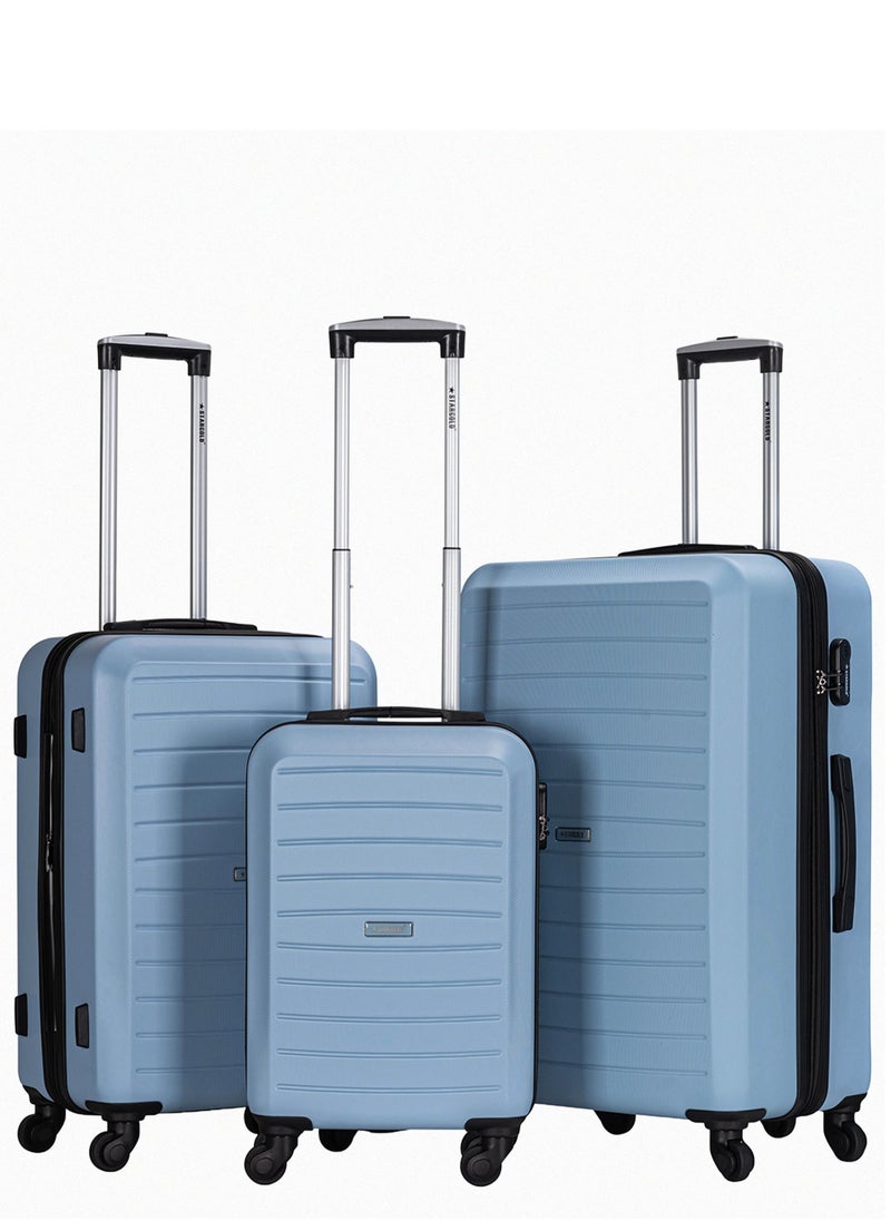 Stargold Suitcase Set of 3 PCS ABS Hardside Travel Luggage Bag  - Image 1