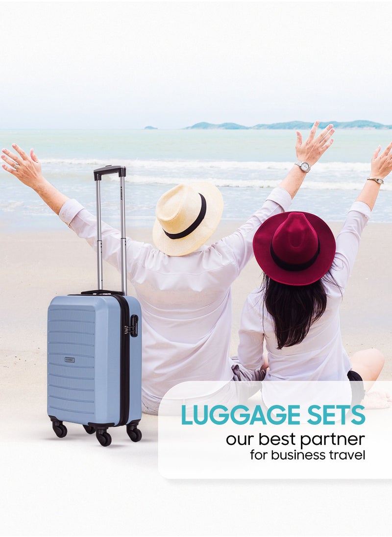 Stargold - Suitcase Set of 3 PCS ABS Hardside Travel Luggage Bag - Image 1
