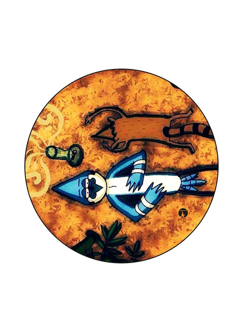 RKN Regular Show Printed Mouse Pad Multicolor