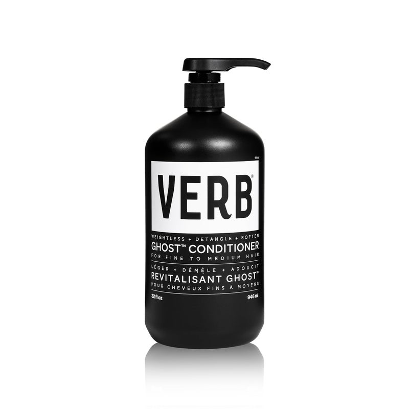 VERB Ghost Conditioner 32 fl oz Infused with Moringa Oil Moisturizes Fine and Weighed Down Hair  Vegan No Parabens or Harmful Sulfates