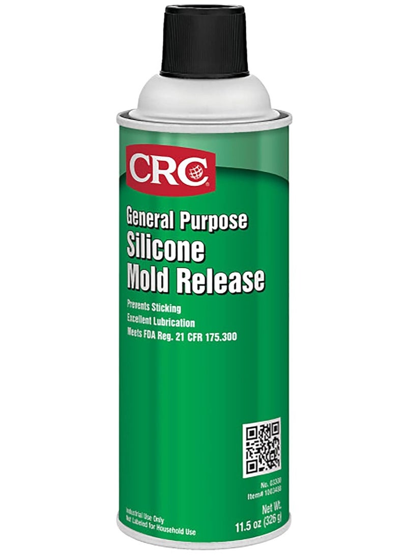 CRC Food Grade Silicone Mold Release 03301 - 11.5 Wt. Oz., Premium Grade Silicone Fluid For High Temperature Applications