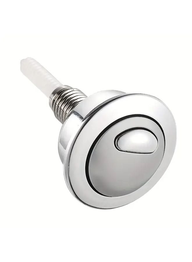 Dual Flush Toilet Push Button 48mm Diameter For Standard Cistern Holes - Image 1