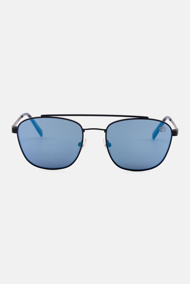Timberland Men TB916802D55 Round Sunglasses, Smoke Black - Image 1