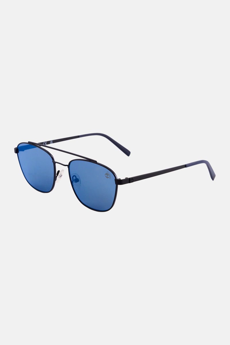 Timberland Men TB916802D55 Round Sunglasses, Smoke Black - Image 3