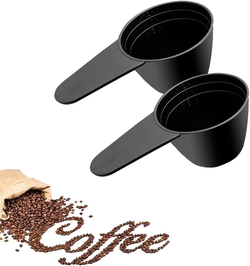 ToolHouse 2PCS Coffee Scoop, Coffee Measuring Scoop, Reusable Measuring Spoon for Coffee Powder, Milk Powder, Spices and Flour - Image 1