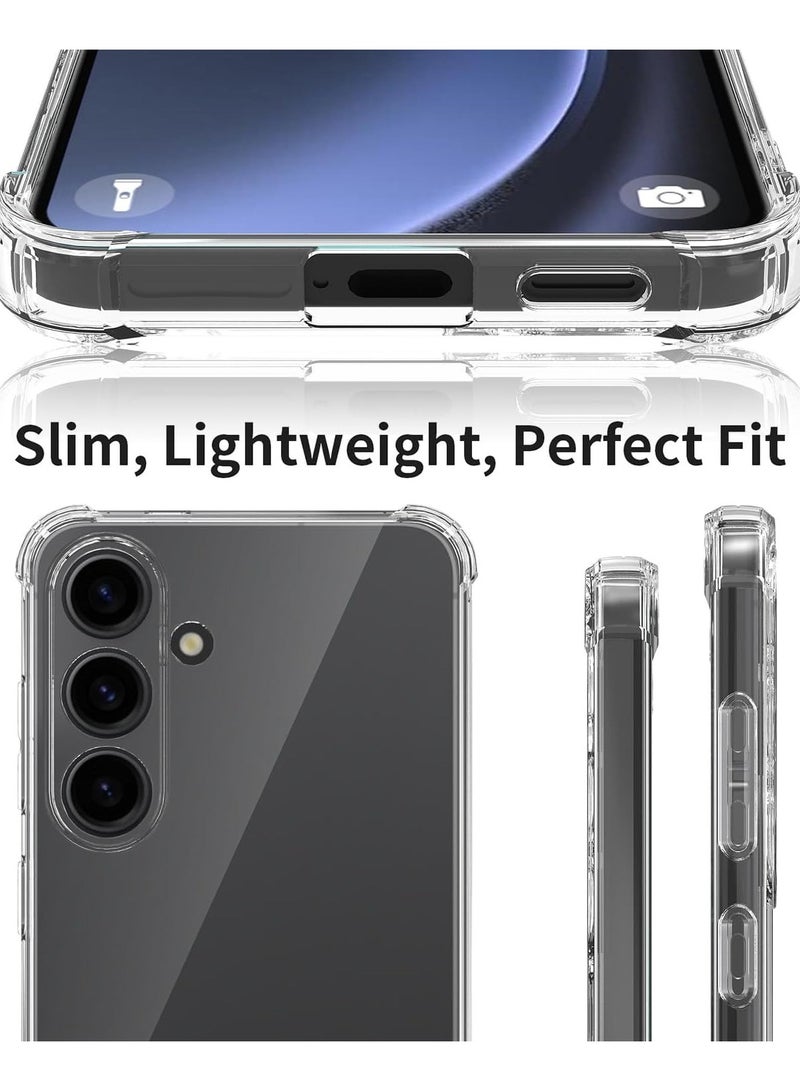 Techie جراب خلفي شفاف وواقي لهاتف Samsung Galaxy A25 2024 مصنوع من مادة TPU مع حماية لعدسة الكاميرا - Image 3