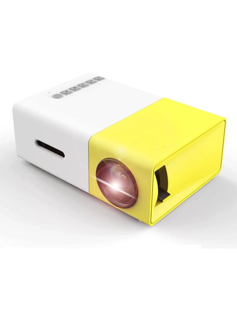 Mini Portable Projector Movie Small Outdoor for Cartoon, Kids Gift,LED  Video Projector for Home Theater YG300