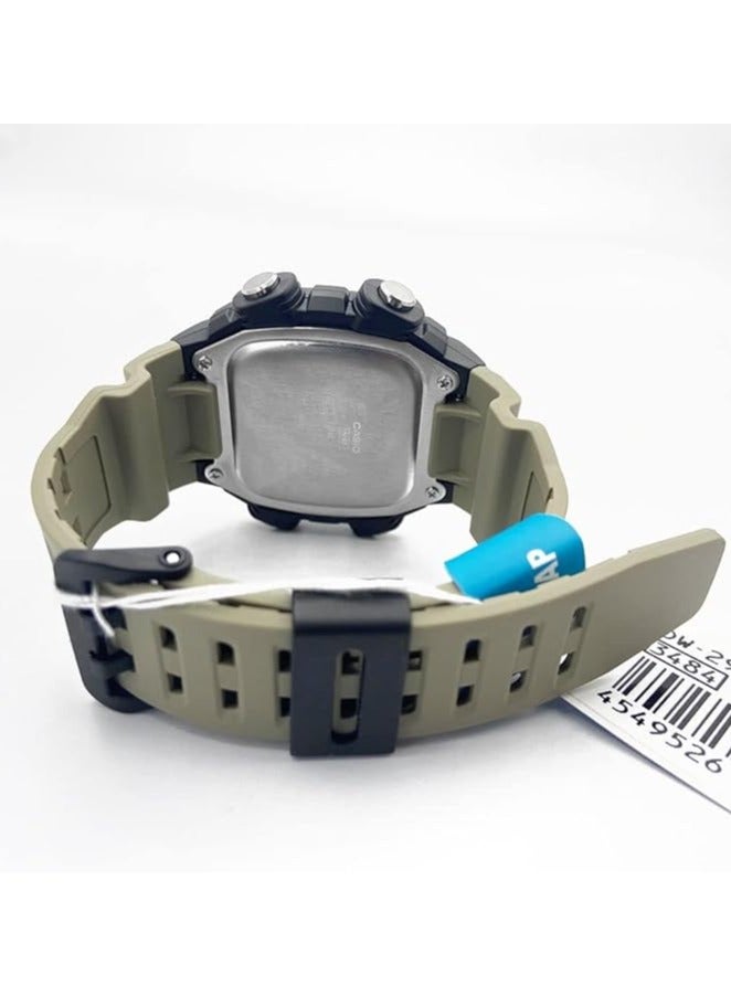 Casio Men Watch Digital Easy-Read Wide LCD Clear Dial Resin Band DW-291HX-5AVDF - Image 4