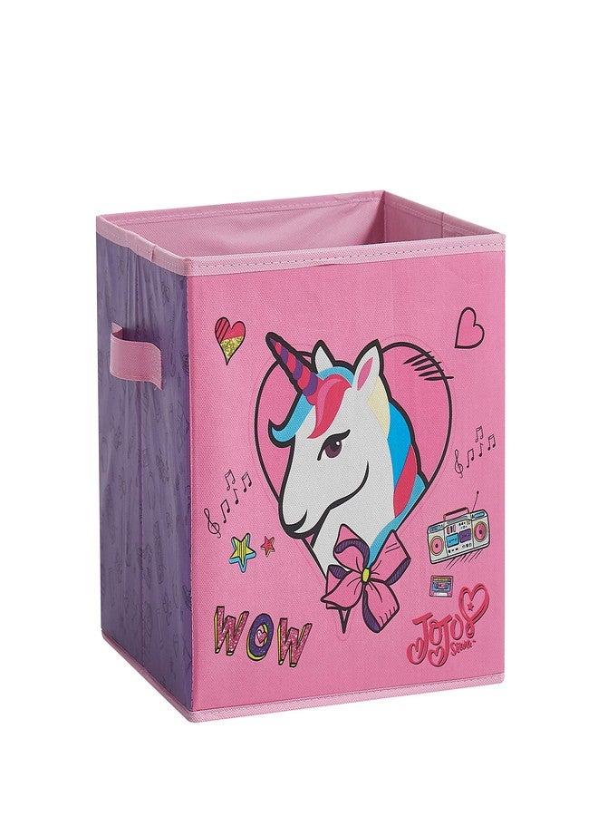 Idea Nuova JoJo Siwa 3 Piece Set with Sleeping Bag, Dec Pillow and Collapsible Storage Cube, Ages 3+,Kids - Image 4