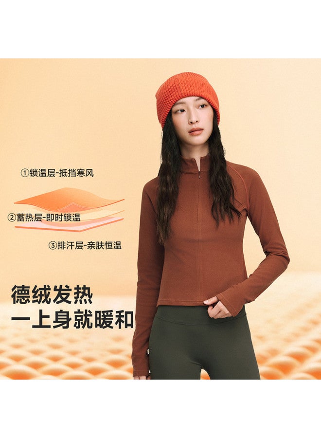 VVC قميص قاعدة بطانة برباط ياقة مرتفعة 2025 خريف شتاء جديد متعدد الاستخدامات أنيق بلون موحد ملابس داخلية حرارية - Image 3