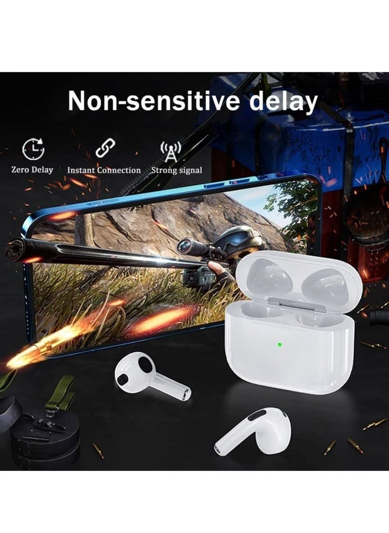 Wireless Headphones,Wireless Bluetooth 5.3 Earbuds,3D HiFi Stereo Noise cancelling headphones,30H Playtime Bluetooth Headset with Quick Charge Case,IPX7 Waterproof Earphones for iphone/Android/Samsung - Image 4