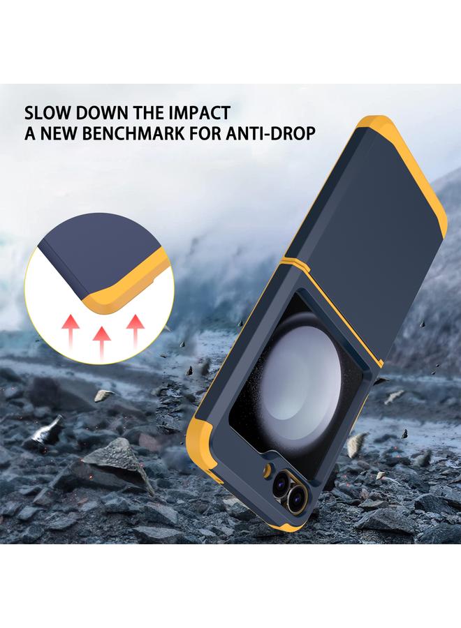 اس-توب جراب لهاتف Samsung Galaxy Z Flip4 5G SGP Armor 2 في 1 بلون متباين من مادة TPU الهجينة لهاتف الكمبيوتر الشخصي - Image 4