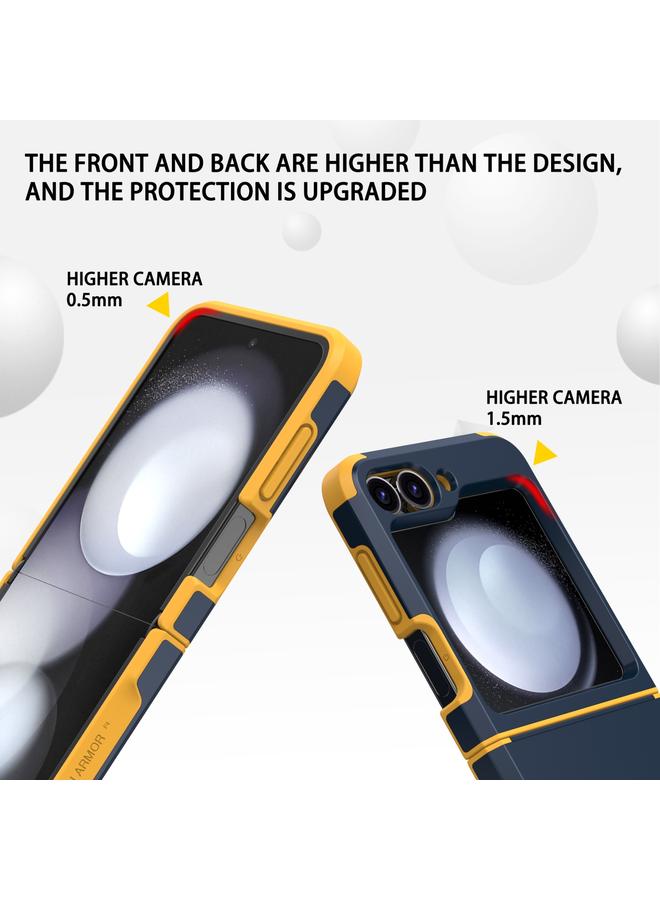 اس-توب جراب لهاتف Samsung Galaxy Z Flip4 5G SGP Armor 2 في 1 بلون متباين من مادة TPU الهجينة لهاتف الكمبيوتر الشخصي - Image 3