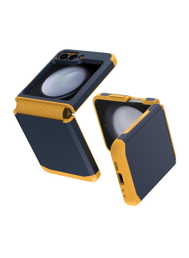 اس-توب جراب لهاتف Samsung Galaxy Z Flip4 5G SGP Armor 2 في 1 بلون متباين من مادة TPU الهجينة لهاتف الكمبيوتر الشخصي - Image 2