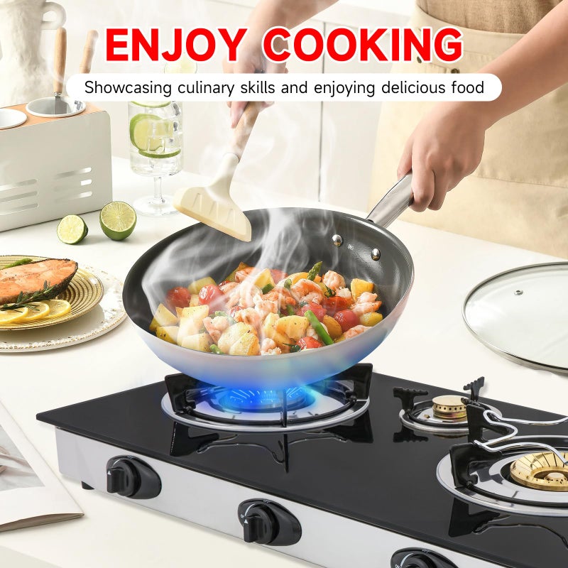 forimo Propane Gas Cooktop,3 Burners Gas Stove portable, 0.28"Tempered Glass, Auto Ignition Camping 3 Burner LPG for RV,Apartments,Outdoor - Image 5