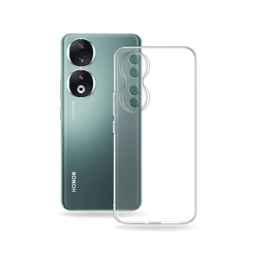 Plus Clear Transparent Back Case Cover for Honor 90 | Full Device Protection | Shockproof TPU | Flexible Silicone Back Cover Case – Transparent - Image 3