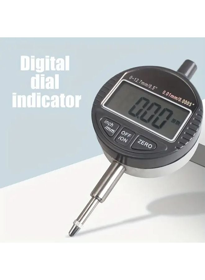12.7mm Digital Indicator Dial Gauge With Plastic Head Precision Measurement Tool - Image 4