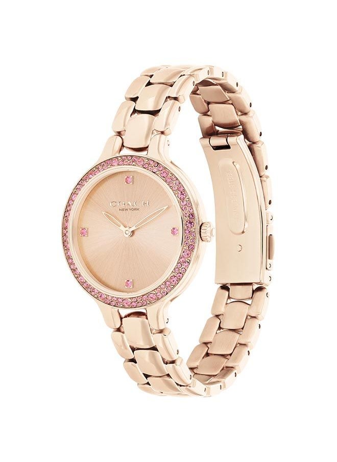 COACH - Women Analog Round Shape Gold Wrist Watch 32 mm - Image 1