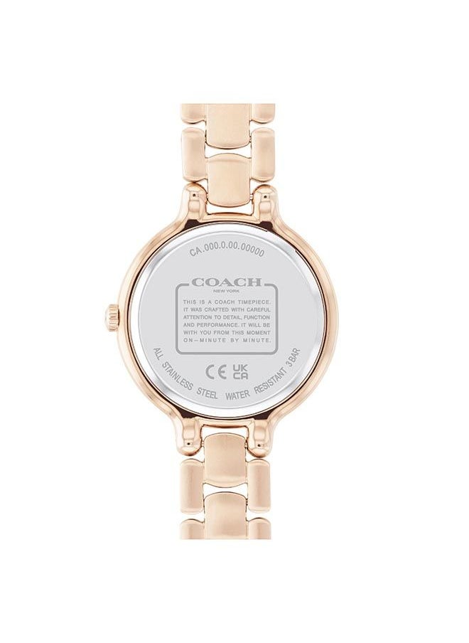 COACH - Women Analog Round Shape Gold Wrist Watch 32 mm - Image 1