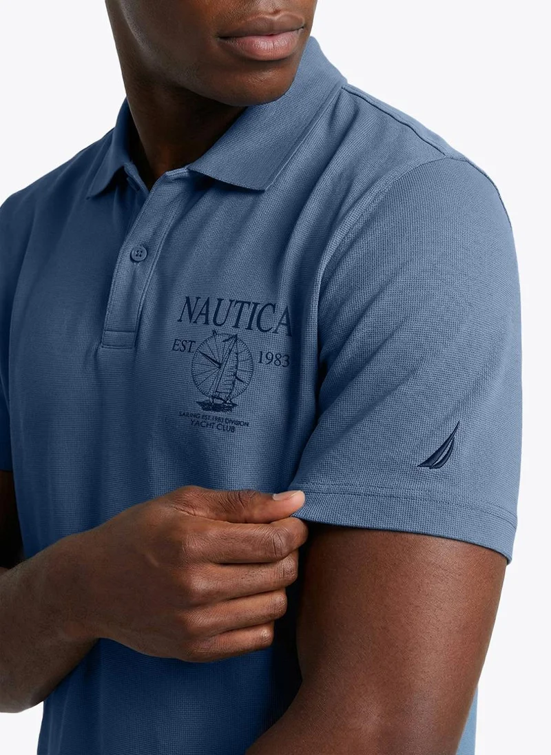 NAUTICA  Men's Short Sleeve Graphic Printed Polo for Men | Best Price UAE