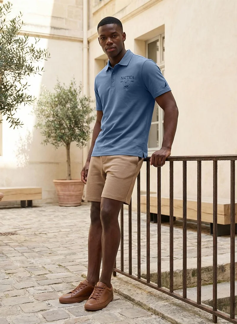 NAUTICA  Men's Short Sleeve Graphic Printed Polo for Men | Best Price UAE
