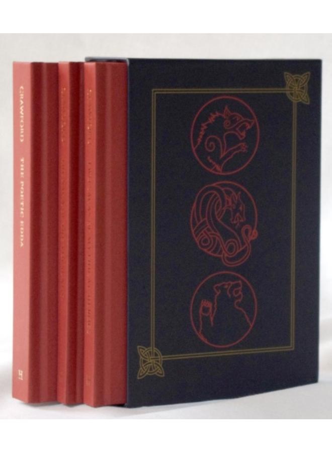 Jackson Crawford Three-Book Boxed Set : The Poetic Edda, The Saga of the Volsungs, and Two Sagas of Mythical Heroes 