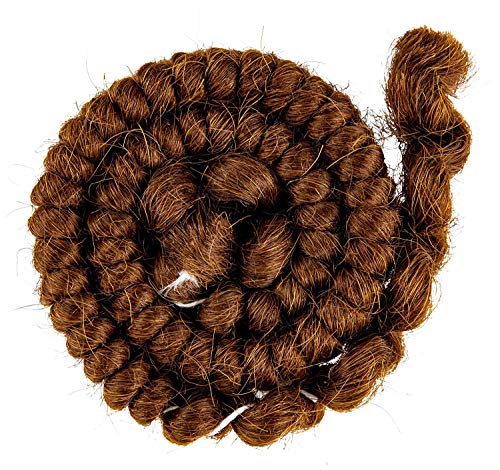 Mehron Makeup Crepe Hair | Fake Hair for Special Effects Makeup, Theatre, Stage & Screen, Cosplay, Halloween FX| 12 Inch Extra Long Braid (Light Brown) - Image 5