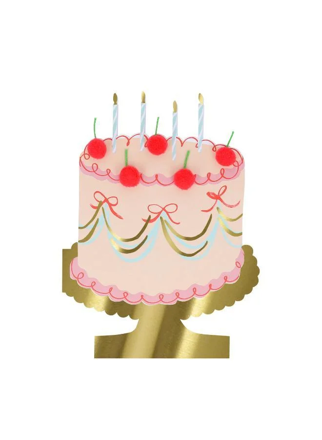 Meri Meri Cherry Cake Birthday Card