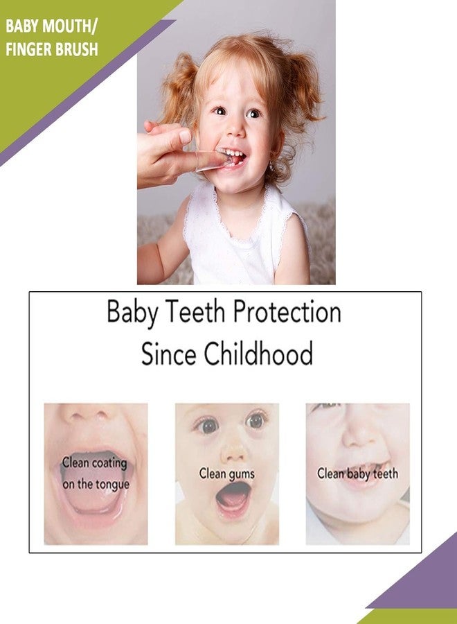 Safe-O-Kid Baby Finger Toothbrush - 100% Pure Silicone, BPA-Free, Odor-Free, Safe Gentle Gum Massager & Teeth Cleaner - Durable, Pediatrician-Recommended Brush for Newborns & Toddlers (Assorted) - Image 3