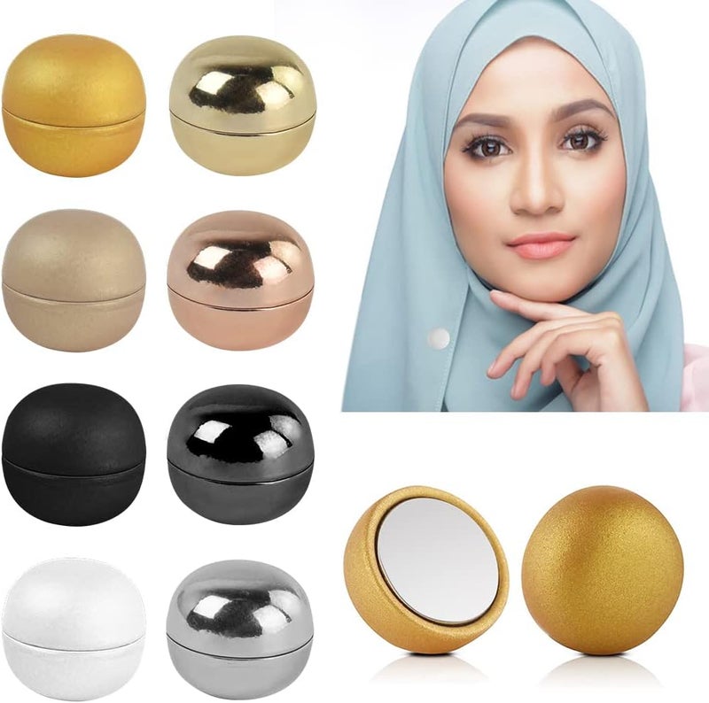 DOUSELLA Hijab Magnetic Pins Hijab Brooch Magnetic Hijab Clip Magnetic Brooches No Hole Pins Magnetic Brooches for Muslim Shaw Hijab Cardigan - Image 1