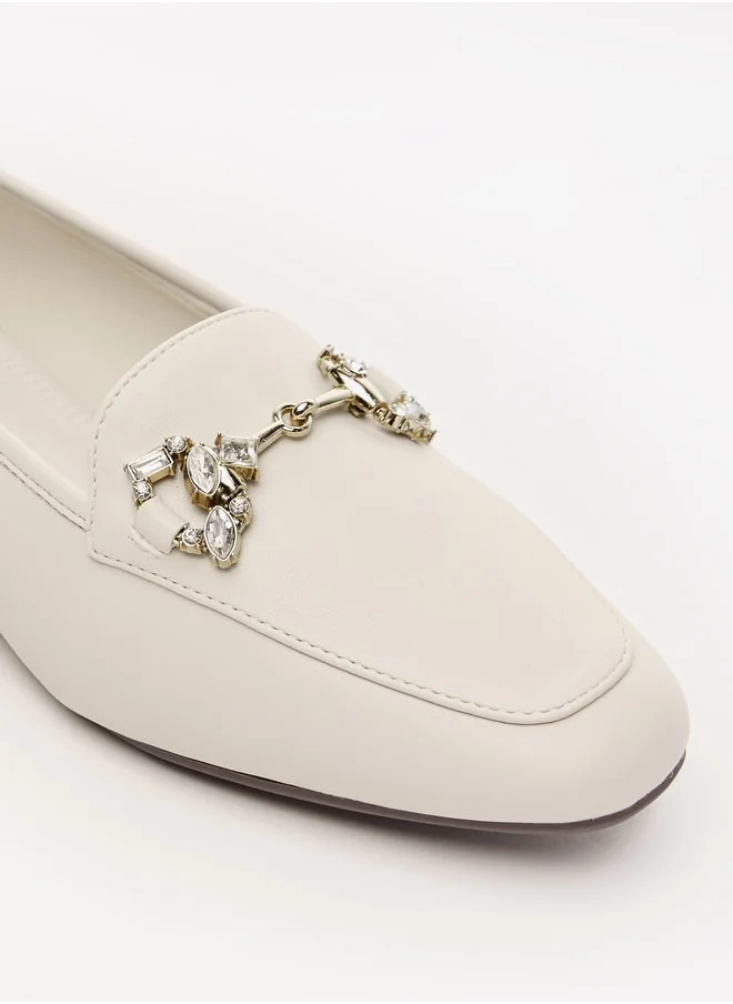 سيليست Women's Embellished Slip-On Loafers