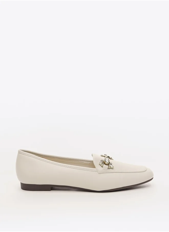 سيليست Women's Embellished Slip-On Loafers