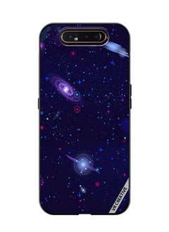 VR CREATIVE Protective Case Cover For Samsung Galaxy A80 Galaxy Space Design Multicolour  - Image 1
