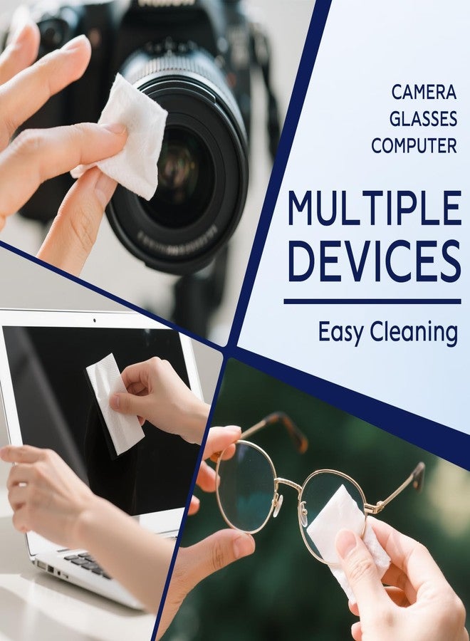 Zhjianup Hearing Aid Cleaning Wipes Individually Wrapped in Bulk, Audio Earbud Earplugs Towelettes Hearing Aids Travel Size Removal Earwax Cleaner Wipe for Headphone, Screen, Lens, 7.1 x 4.7 Inch (100 Pack) - Image 4