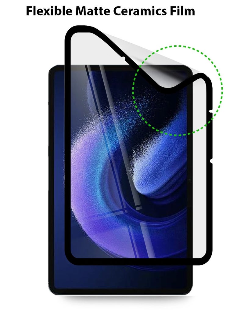Techie Xiaomi Pad 6 / 6 Pro 11 inch 2023 9D Matte Ceramic Film Screen Protector - Premium Anti-Fingerprint Shield, Smooth Touch, Bubble-Free Installation  - Image 4