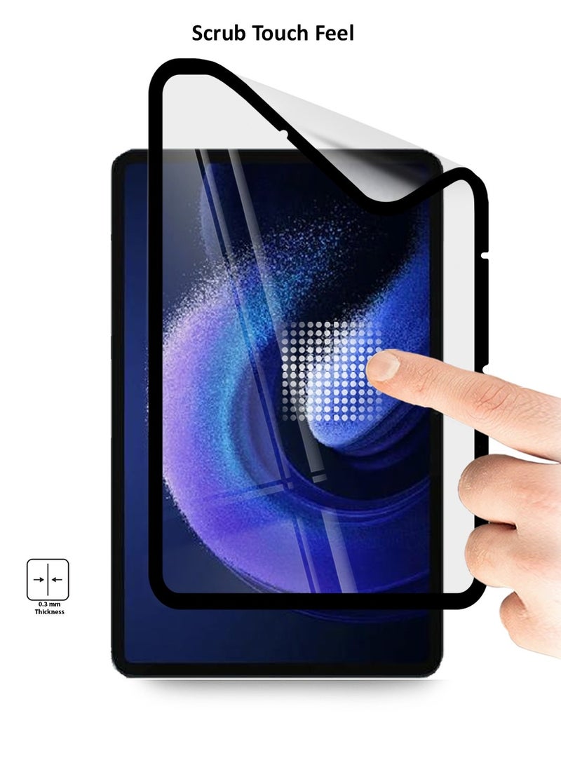 Techie Xiaomi Pad 6 / 6 Pro 11 inch 2023 9D Matte Ceramic Film Screen Protector - Premium Anti-Fingerprint Shield, Smooth Touch, Bubble-Free Installation  - Image 3